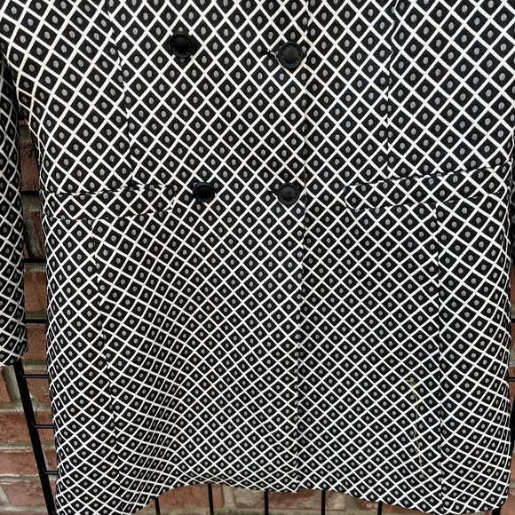 Podyum Park Gray, White and Black Jacket with Pockets Made In Turkey - Picture 7 of 7